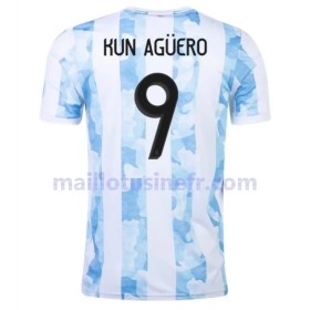 Maillot de Foot Argentine Kun Agüero 9 Domicile 2021